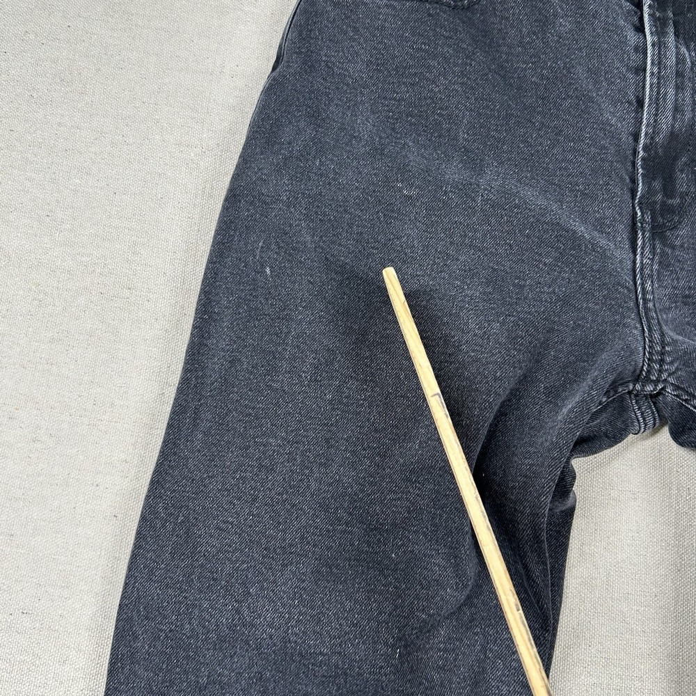 Hollister Jeans Womens 6 Ultra High-Rise Dad 27x30 Skater Grunge Black - Picture 8 of 12